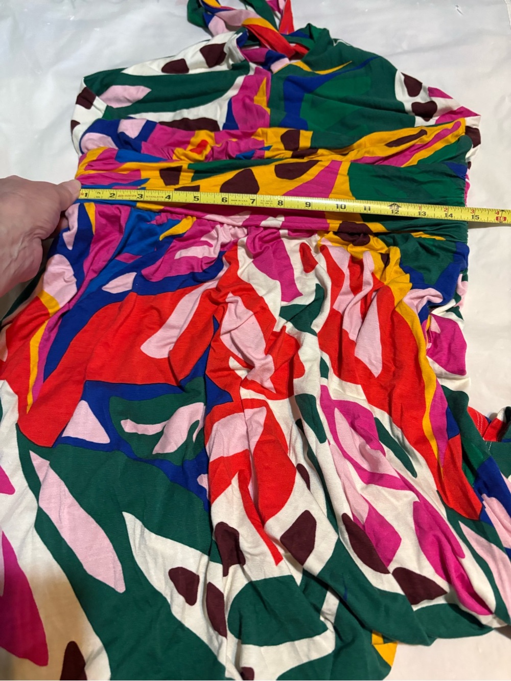 Boden Sydney Green & Multicolor Twist Halter Maxi Dress - Picture 10 of 16